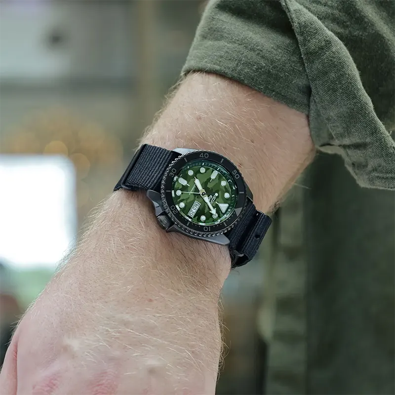 Seiko 5 Sports SKX 'Camouflage' Street Men's Watch- SRPJ37K1